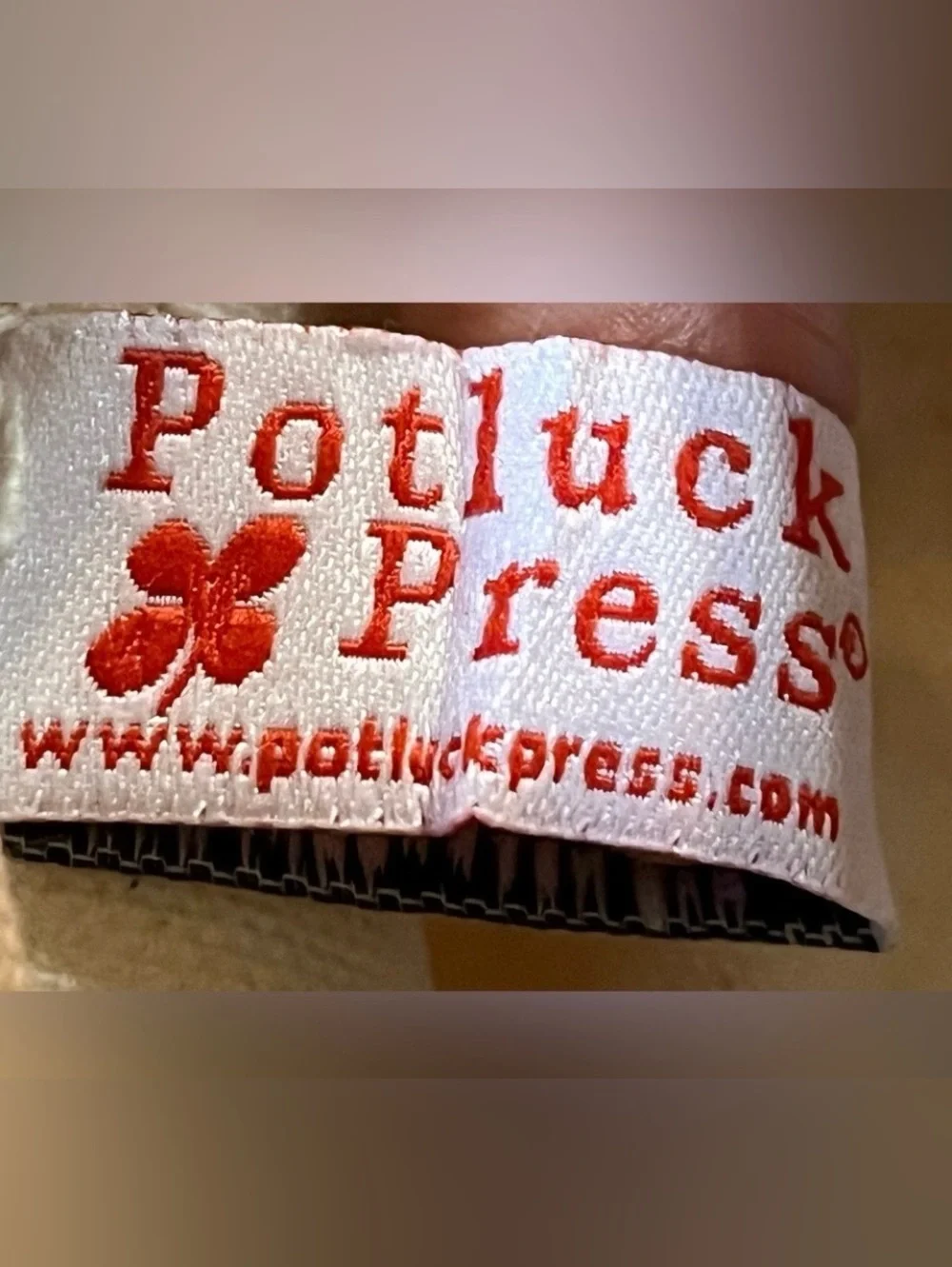 NWT Potluck Press Love From San Francisco Floral Bookcore Canvas Tote Bag